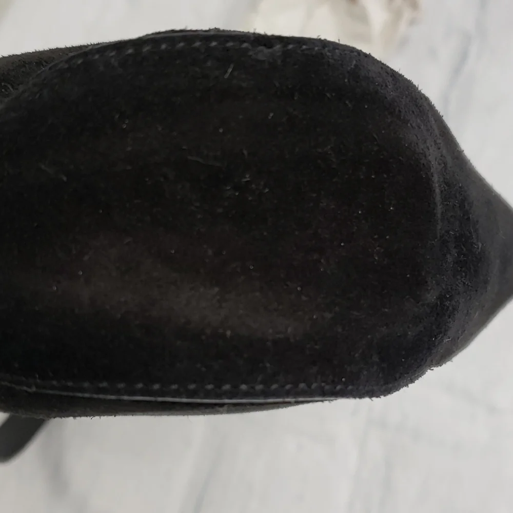 Salvatore Ferragamo AF-21 3897 Suede Bag Hobo EUC